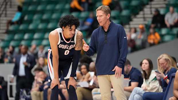 Julian Strawther, Mark Few